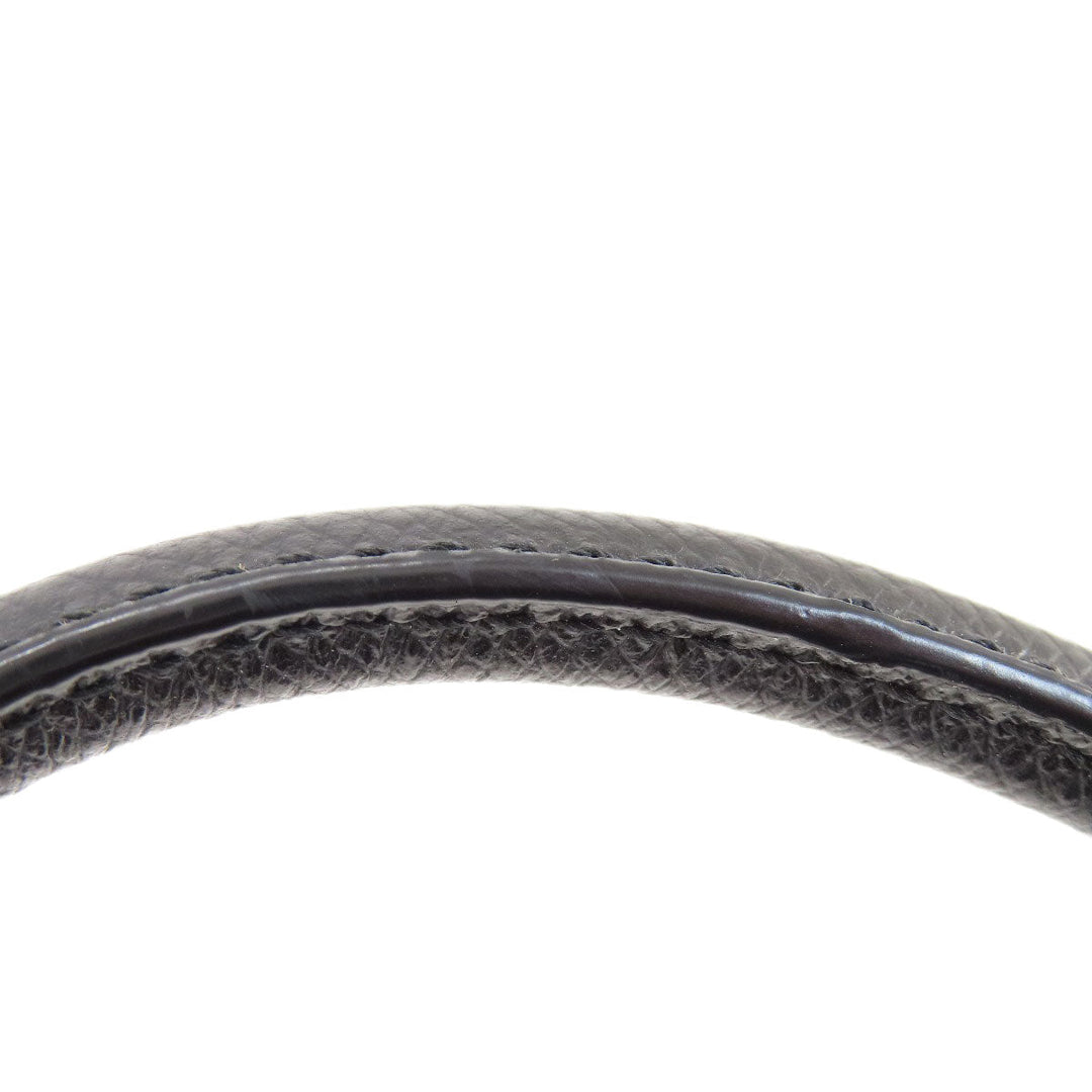 COACH Handbag F34835 PVC black logoMetal 2WAY Women Used Authentic