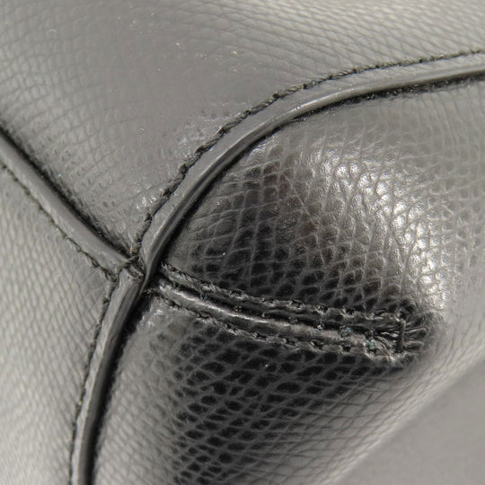 COACH Handbag F34835 PVC black logoMetal 2WAY Women Used Authentic