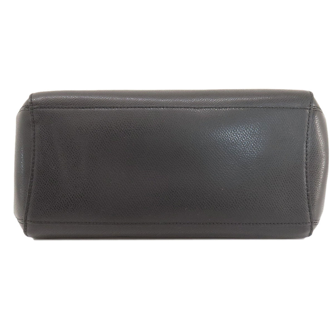 COACH Handbag F34835 PVC black logoMetal 2WAY Women Used Authentic