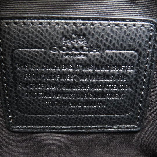 COACH Handbag F34835 PVC black logoMetal 2WAY Women Used Authentic