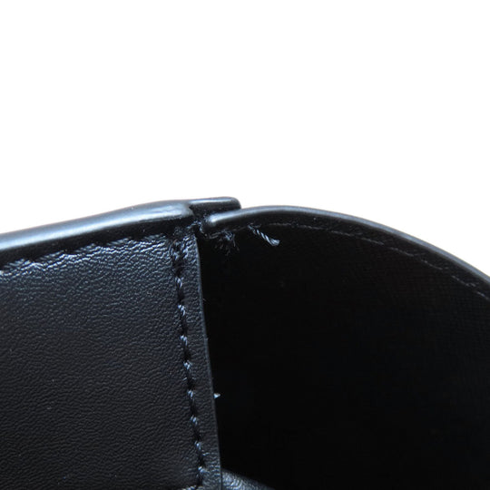 MICHAEL KORS Tote Bag PVC black logo Women Used Authentic