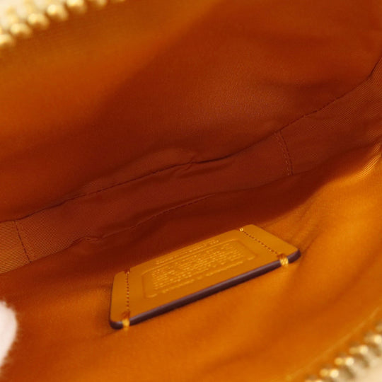 COACH Handbag CE845 leather beige Canteen Peanuts Collaboration 2WAY