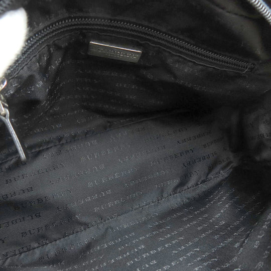 BURBERRY Handbag PVC beige Nova Check Women Used Authentic