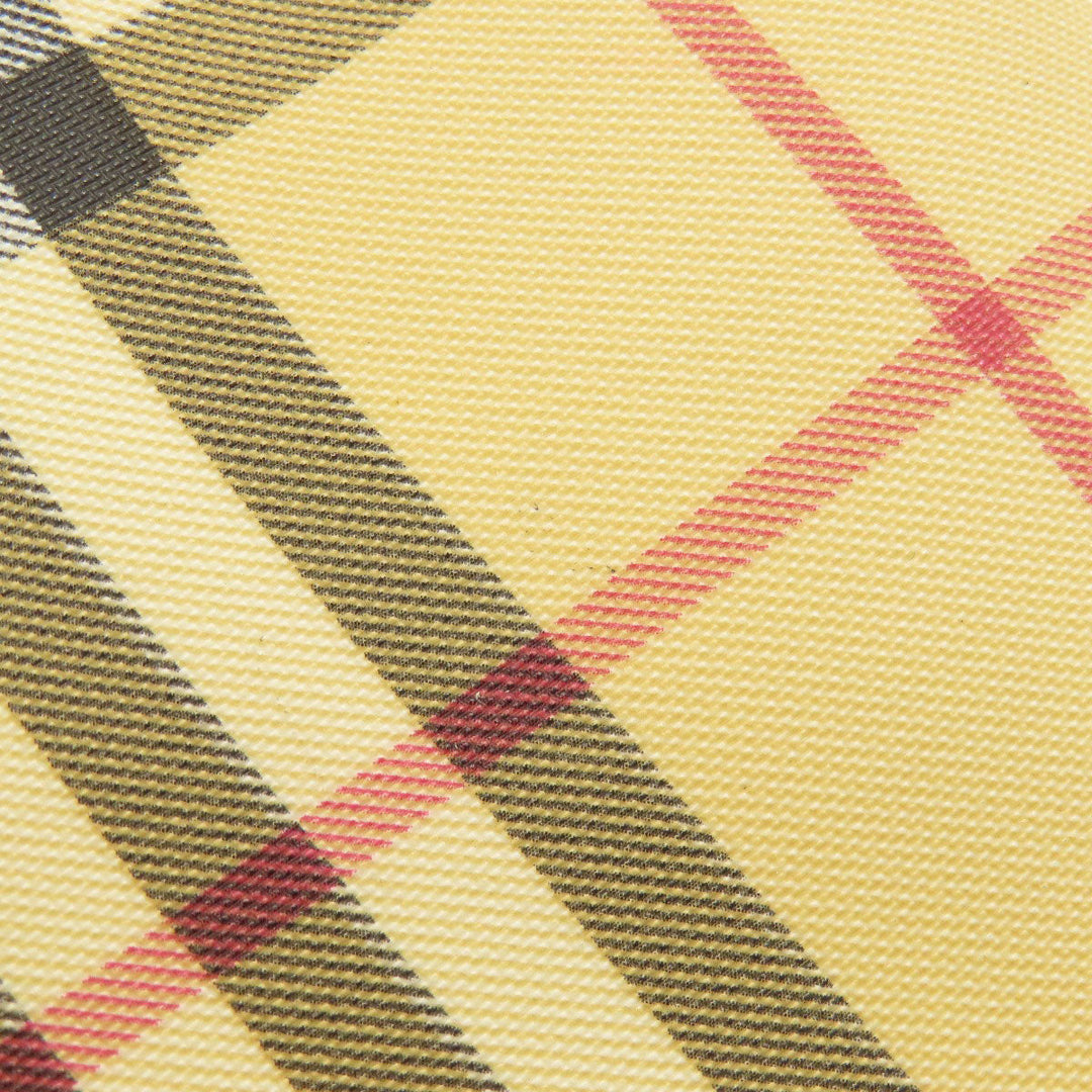 BURBERRY Handbag PVC beige Nova Check Women Used Authentic