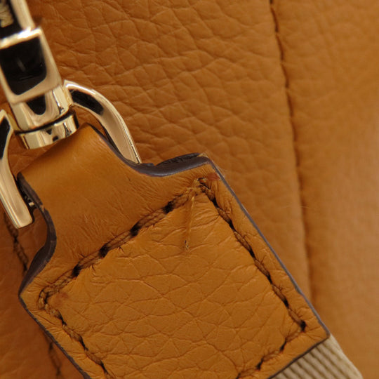 MICHAEL KORS Backpack leather yellow logo Women Used Authentic