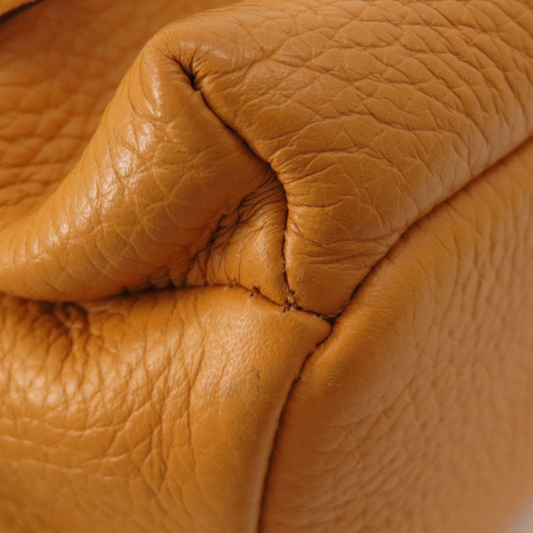 MICHAEL KORS Backpack leather yellow logo Women Used Authentic