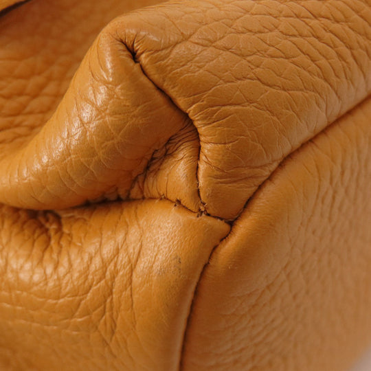 MICHAEL KORS Backpack leather yellow logo Women Used Authentic