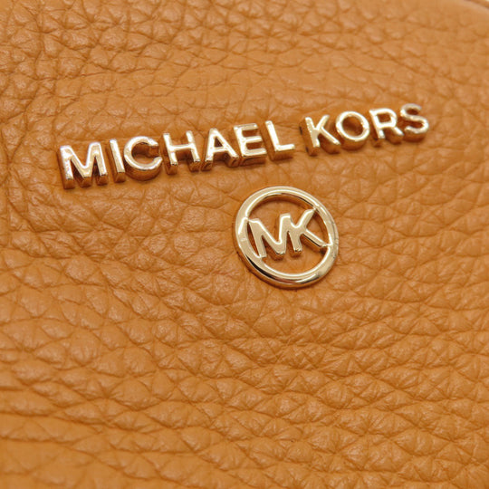 MICHAEL KORS Backpack leather yellow logo Women Used Authentic