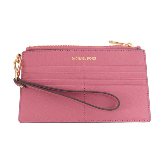 MICHAEL KORS Shoulder Bag PVC pink logoMetal Women Used Authentic