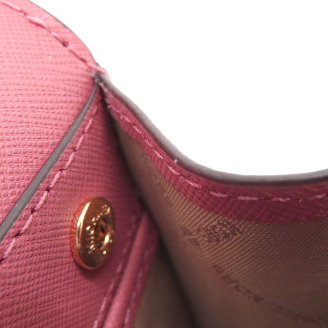 MICHAEL KORS Shoulder Bag PVC pink logoMetal Women Used Authentic