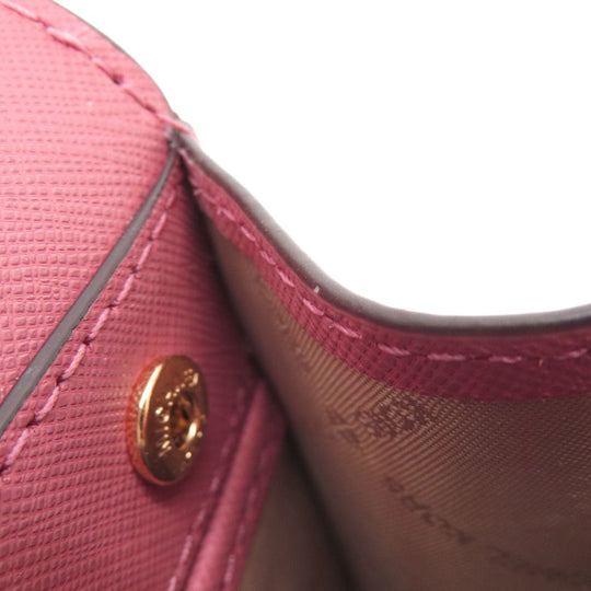 MICHAEL KORS Shoulder Bag PVC pink logoMetal Women Used Authentic