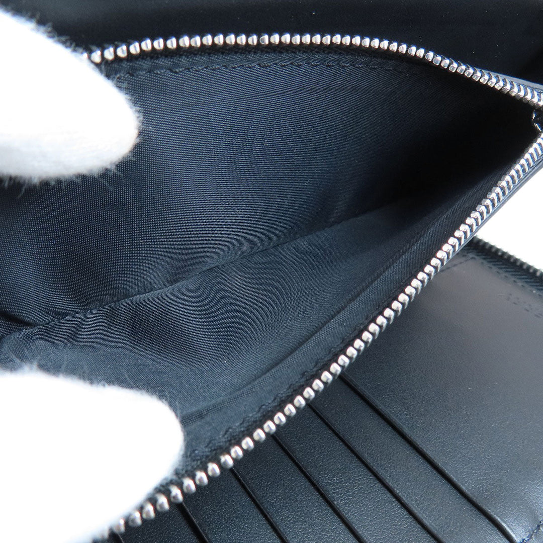 BURBERRY Long Wallet Purse PVC multicolor Camouflage Pattern Women Used Authentic