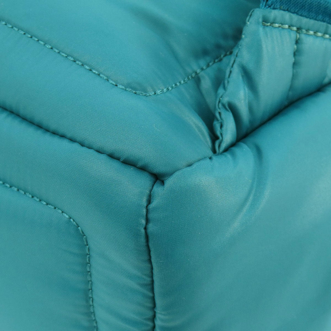 MICHAEL KORS Backpack Nylon green logo Women Used Authentic