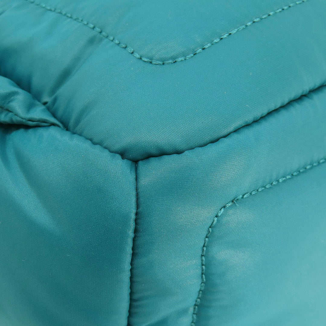 MICHAEL KORS Backpack Nylon green logo Women Used Authentic