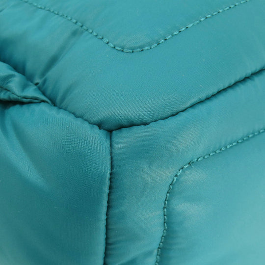 MICHAEL KORS Backpack Nylon green logo Women Used Authentic