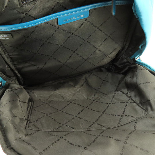 MICHAEL KORS Backpack Nylon green logo Women Used Authentic