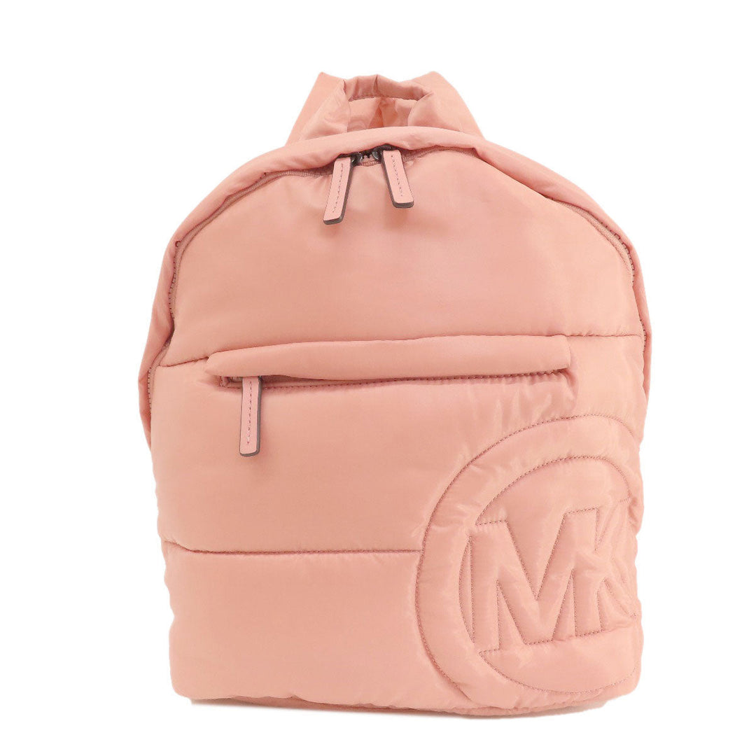 MICHAEL KORS Backpack Nylon pink logo Women Used Authentic