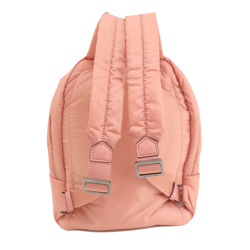 MICHAEL KORS Backpack Nylon pink logo Women Used Authentic