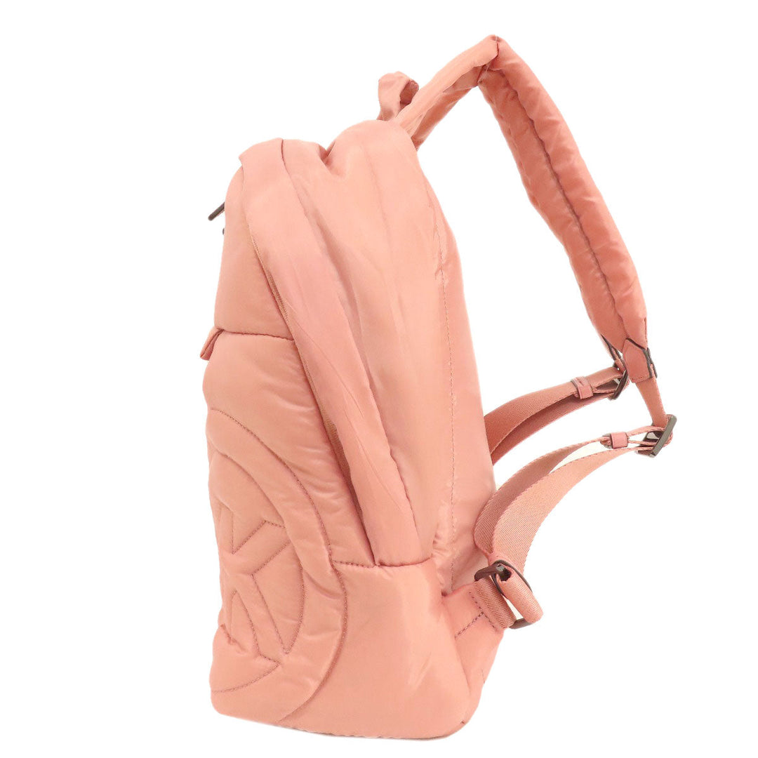 MICHAEL KORS Backpack Nylon pink logo Women Used Authentic