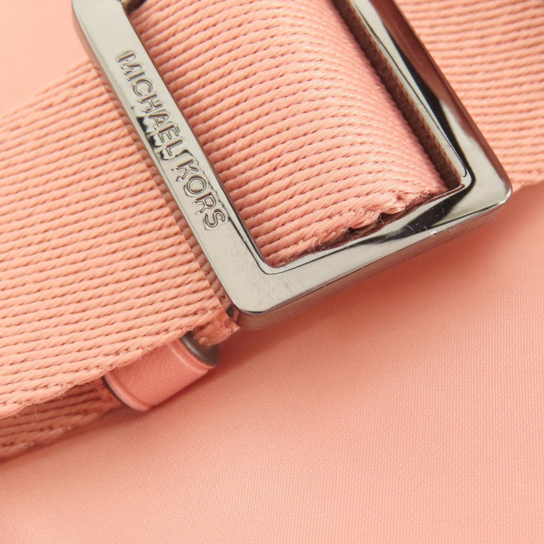 MICHAEL KORS Backpack Nylon pink logo Women Used Authentic