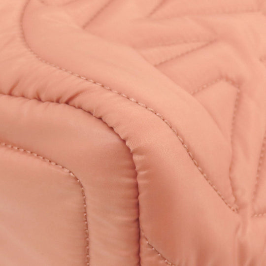 MICHAEL KORS Backpack Nylon pink logo Women Used Authentic