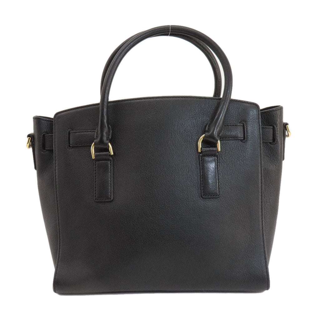 MICHAEL KORS Handbag leather black 2WAY Women Used Authentic