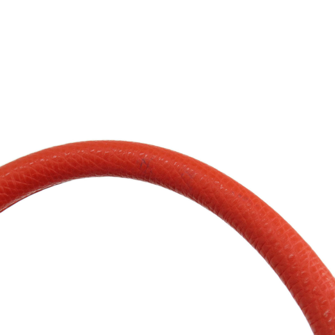 COACH Handbag F38160 PVC Red logo 2WAY flower motif Women Used Authentic