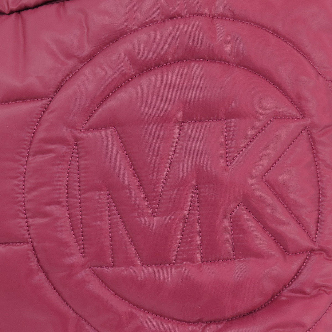 MICHAEL KORS Tote Bag Nylon Red 2WAY Women Used Authentic