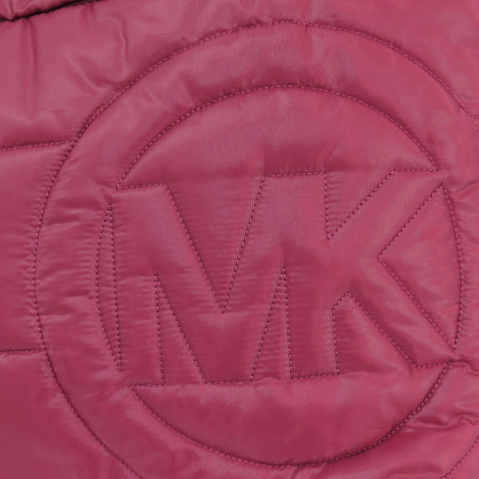 MICHAEL KORS Tote Bag Nylon Red 2WAY Women Used Authentic