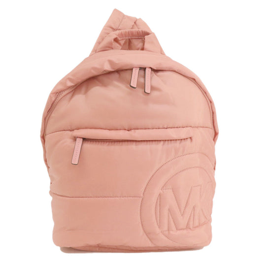 MICHAEL KORS Backpack Nylon pink logo Women Used Authentic