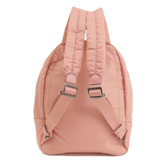 MICHAEL KORS Backpack Nylon pink logo Women Used Authentic