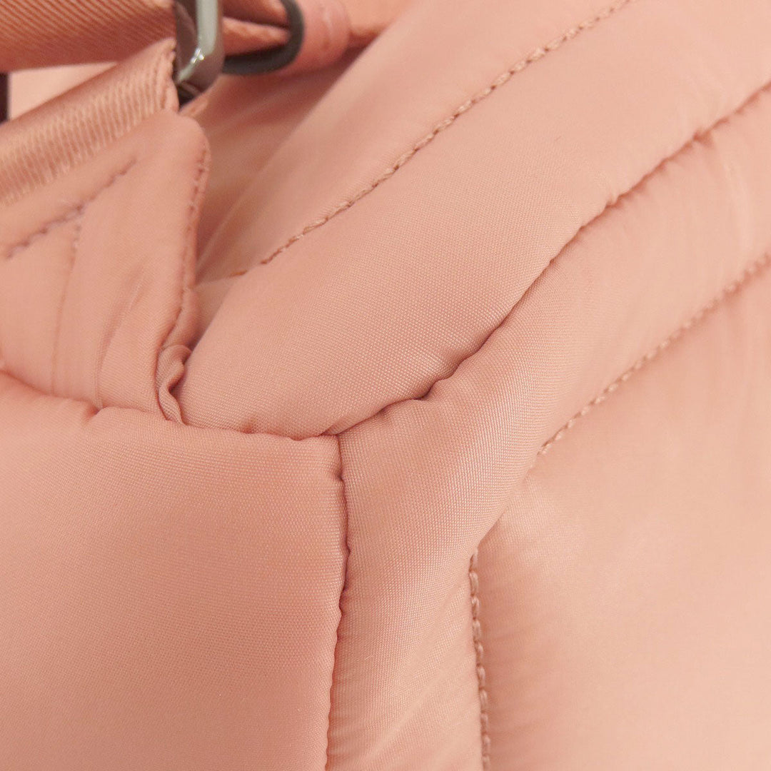 MICHAEL KORS Backpack Nylon pink logo Women Used Authentic