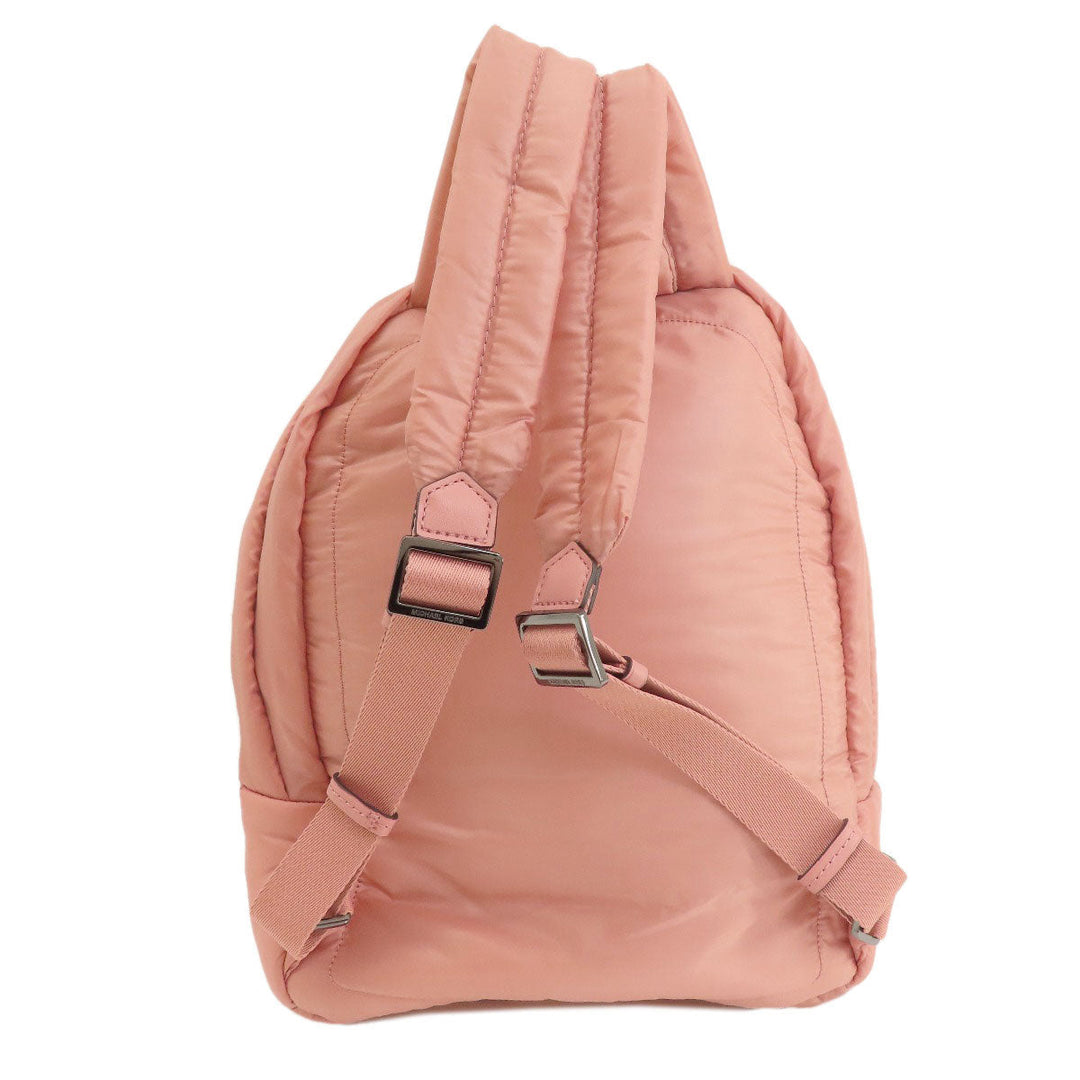 MICHAEL KORS Backpack Nylon pink logo Women Used Authentic