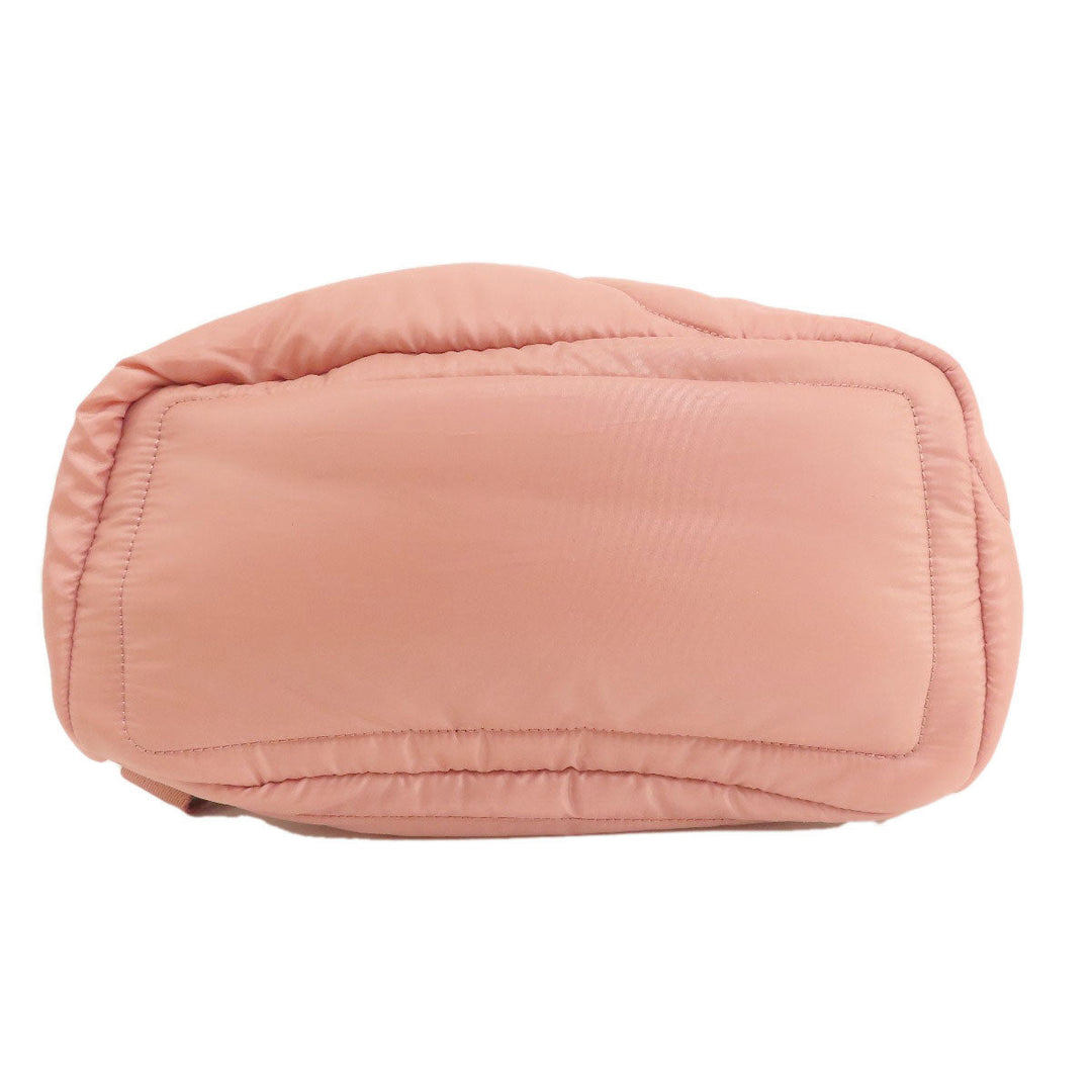 MICHAEL KORS Backpack Nylon pink logo Women Used Authentic