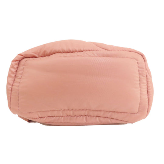 MICHAEL KORS Backpack Nylon pink logo Women Used Authentic