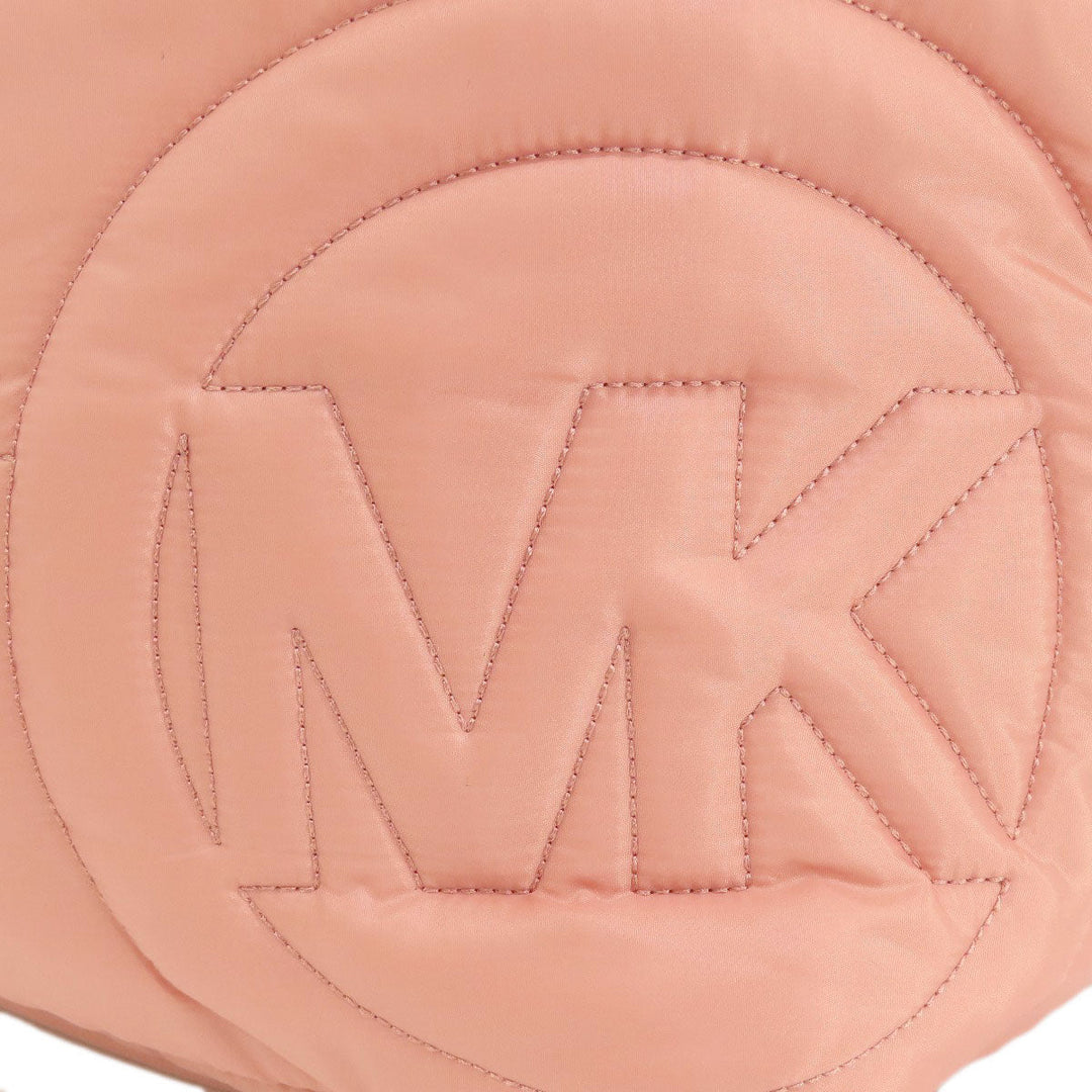 MICHAEL KORS Backpack Nylon pink logo Women Used Authentic