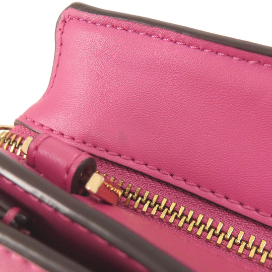 MICHAEL KORS Handbag PVC pink MK Signature 2WAY