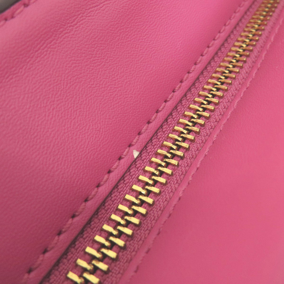 MICHAEL KORS Handbag PVC pink MK Signature 2WAY