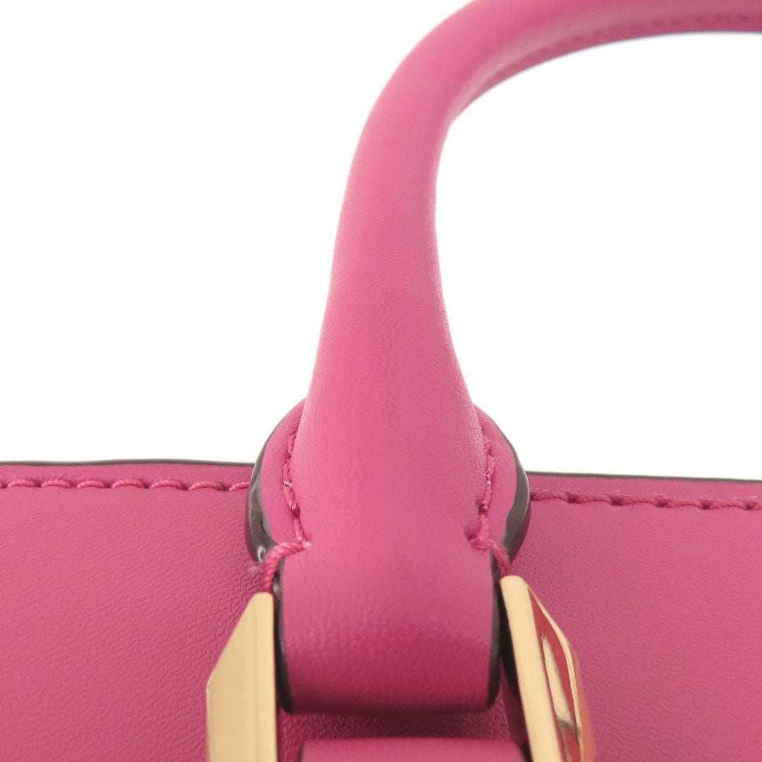 MICHAEL KORS Handbag PVC pink MK Signature 2WAY