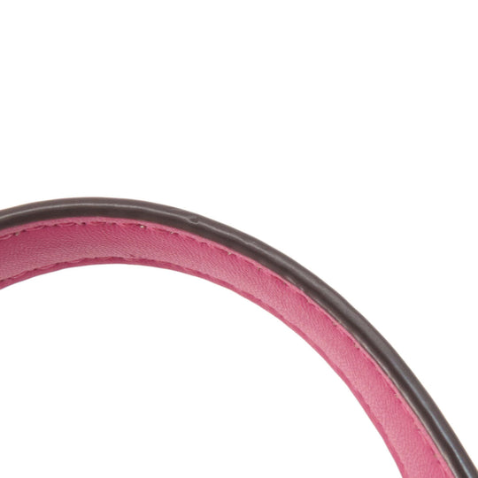 MICHAEL KORS Handbag PVC pink MK Signature 2WAY