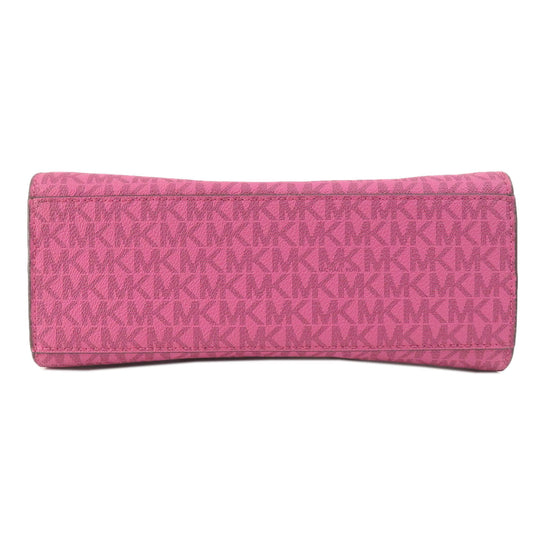 MICHAEL KORS Handbag PVC pink MK Signature 2WAY