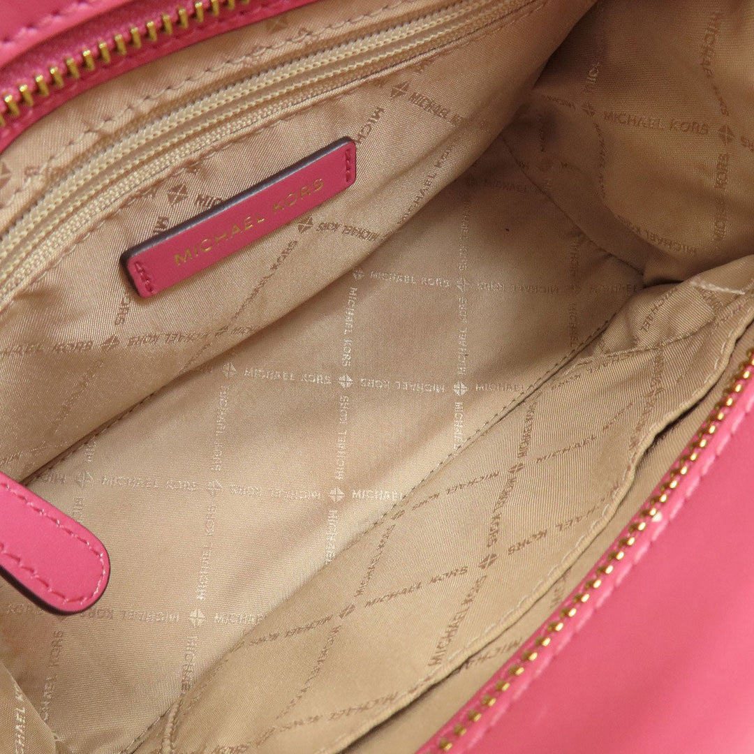 MICHAEL KORS Handbag PVC pink MK Signature 2WAY
