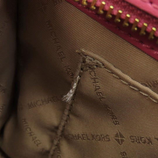 MICHAEL KORS Handbag PVC pink MK Signature 2WAY