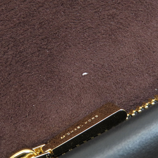 MICHAEL KORS Handbag PVC Brown MK Signature 2WAY Women Used Authentic