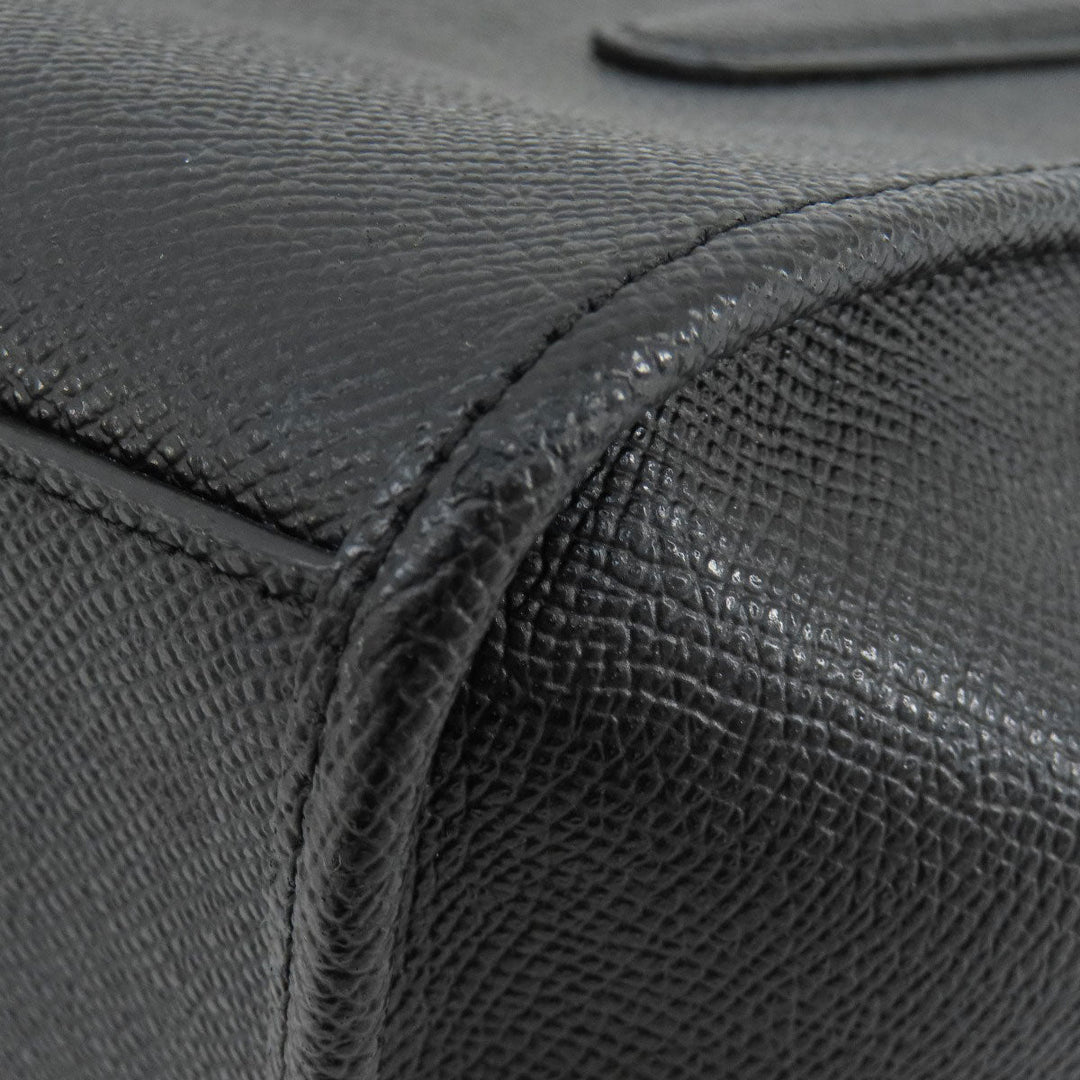 COACH Handbag F11925 PVC black 2WAY Women Used Authentic