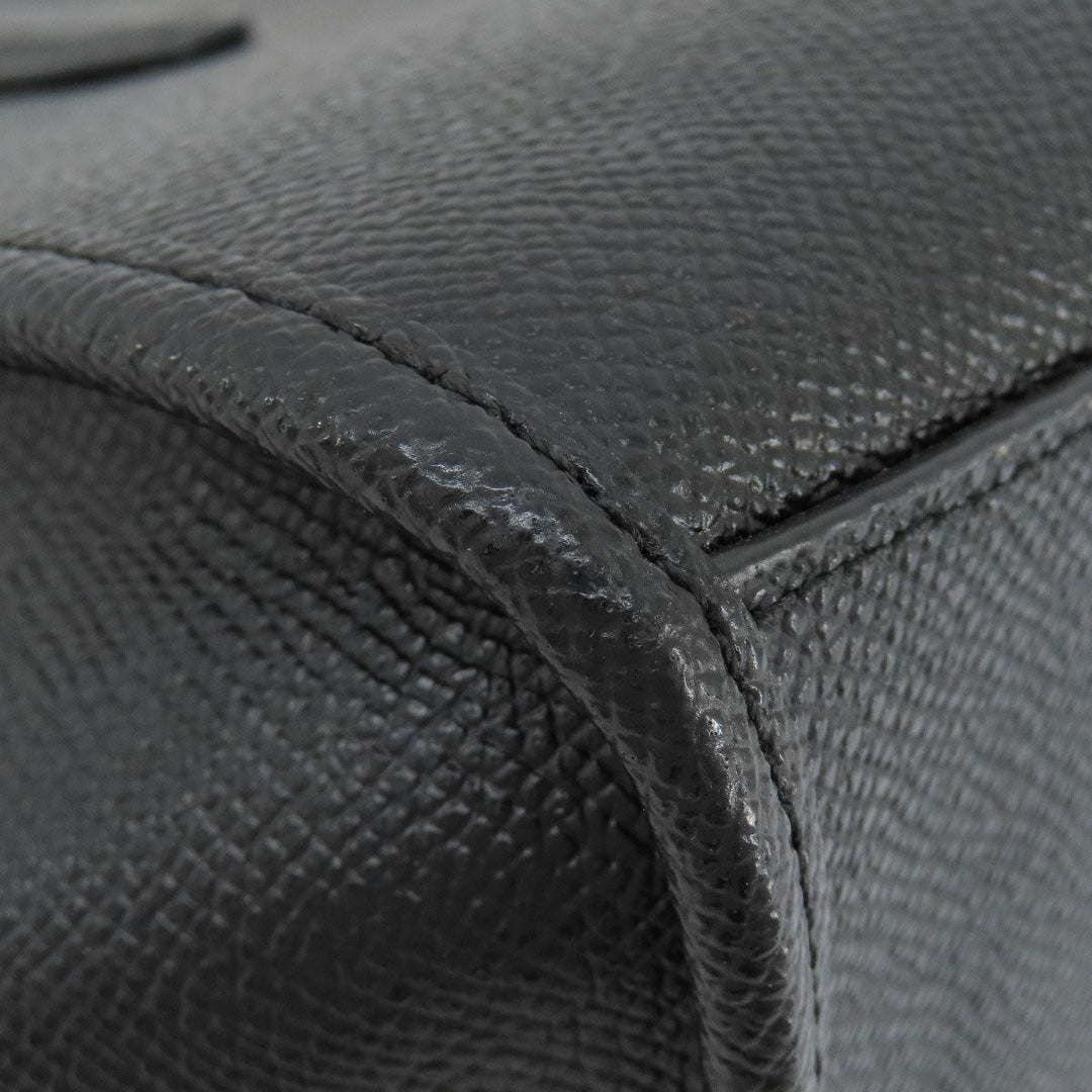 COACH Handbag F11925 PVC black 2WAY Women Used Authentic