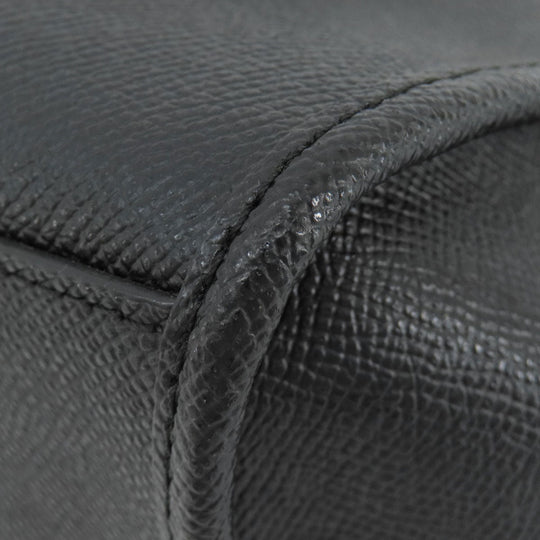 COACH Handbag F11925 PVC black 2WAY Women Used Authentic