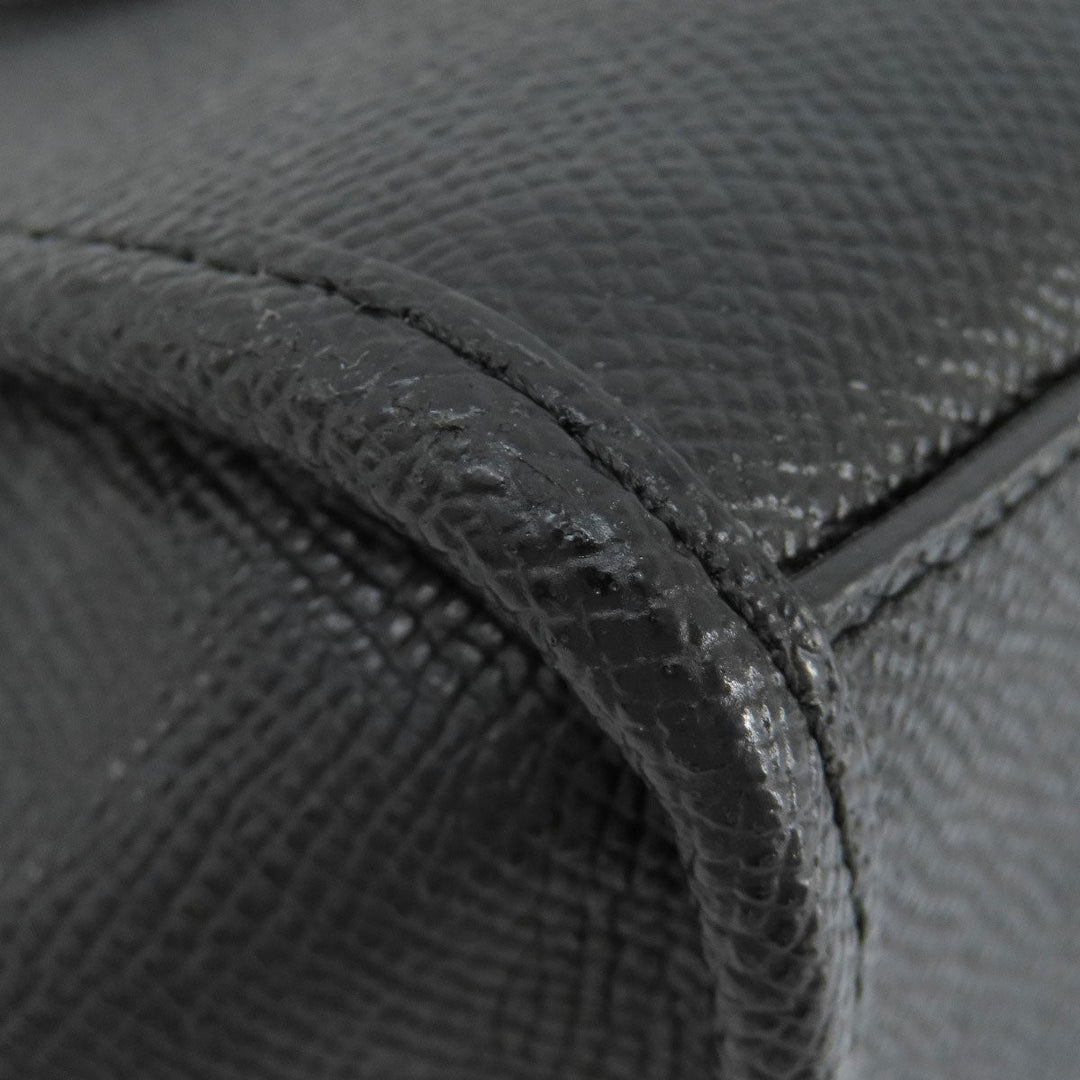 COACH Handbag F11925 PVC black 2WAY Women Used Authentic