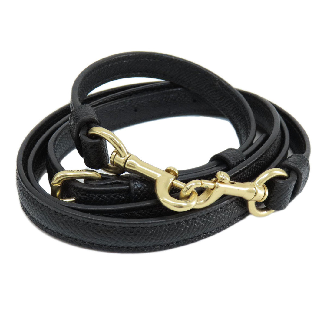 COACH Handbag F11925 PVC black 2WAY Women Used Authentic