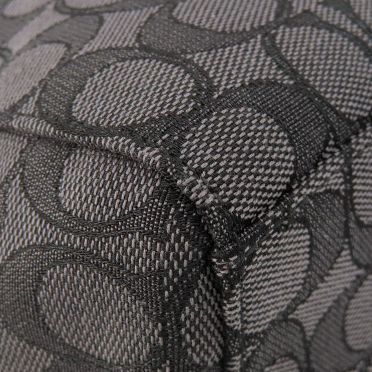 COACH Tote Bag F58327 canvas black Signature 2WAY Women Used Authentic